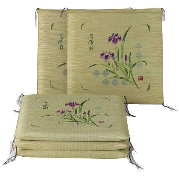 い草座布団 菖蒲 約55 55cm 5枚組 Hgw Indicare Co In