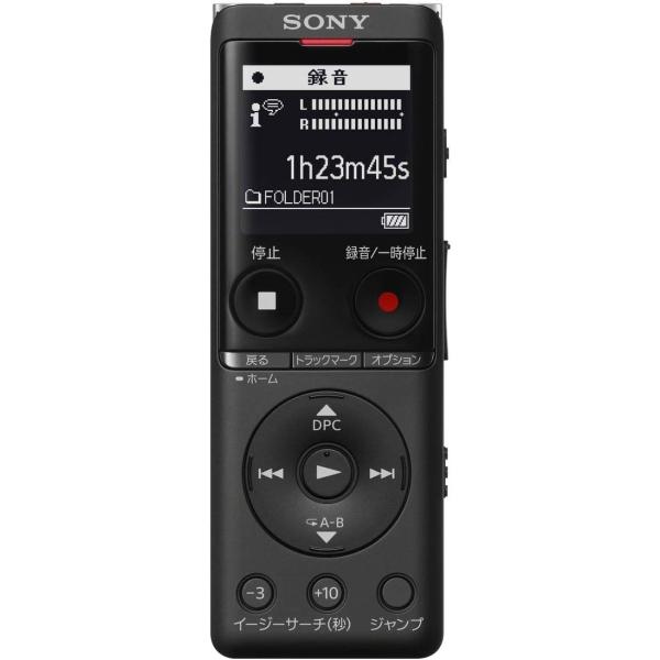 SONY ソニー ICレコーダー ICD-UX570F B ブラック 4GB