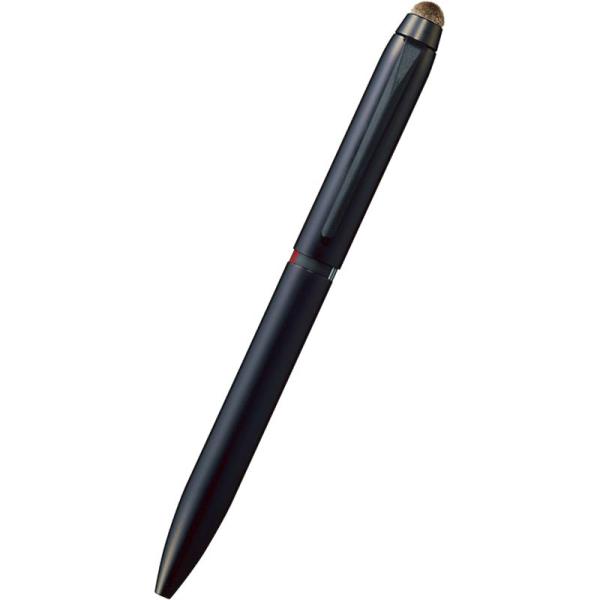 三菱 ジェットストリームスタイラス 3色＆タッチペン SXE3T-1800-5P 24 ブラック