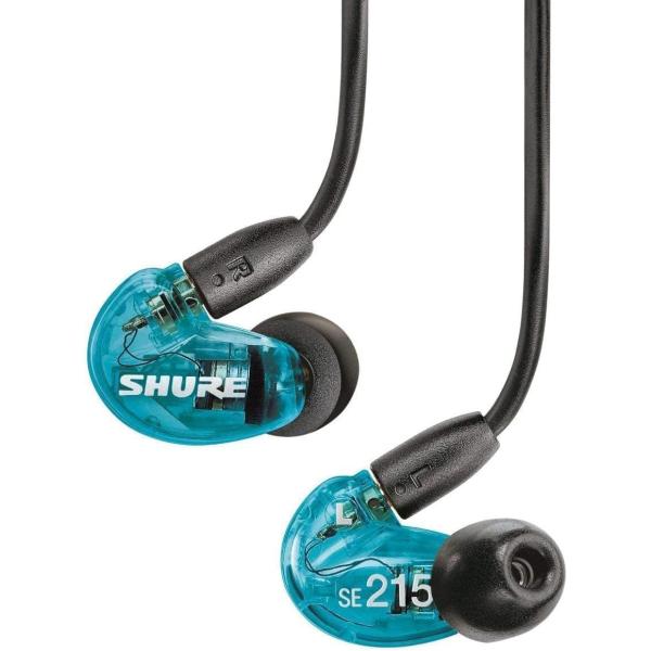 SHURE シュア イヤホン 有線 SE215SPE-A トランスルーセントブルー 高遮音性  ゲーミング カナル型 【VGP2024 金賞】