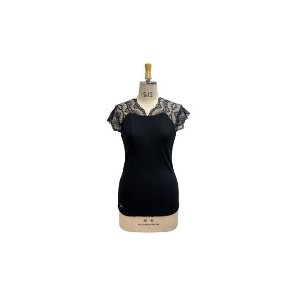 ayane アヤン ショルダーレースタンク 816312 ブラック : dimanche