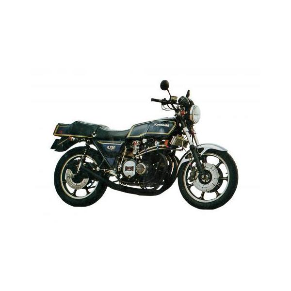 エムテック中京 ハンドメイドショート管 kz1000 鉄フランジ ブラック-