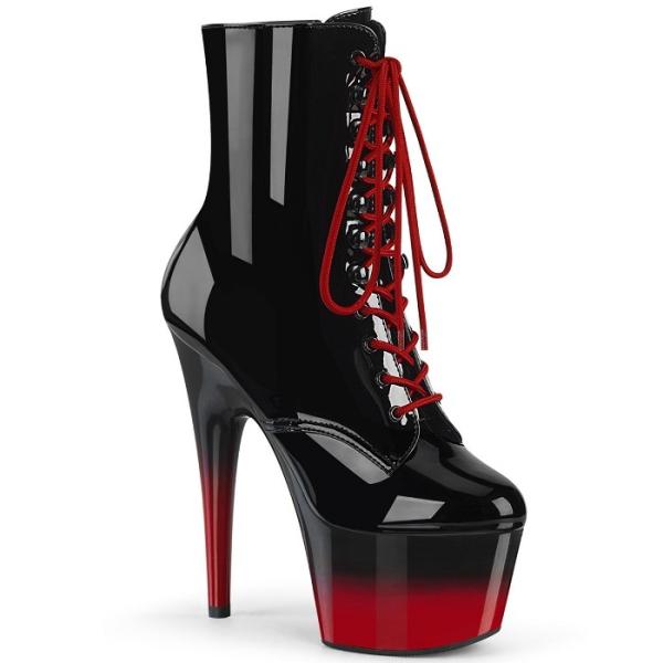 Pleaser（プリーザー） ショートブーツ 厚底 18 cm ヒール 黒 ブラック