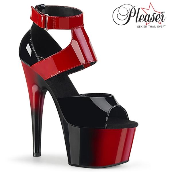 Pleaser（プリーザー） キャバ ヒール サンダル 厚底 18 cm ヒール 黒