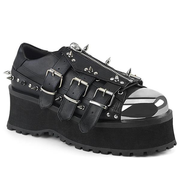 Demonia デモニア 厚底スニーカー 取り寄せ】STOMP-15 厚底スニーカー【BLACK】／DEMONIA(デモニア