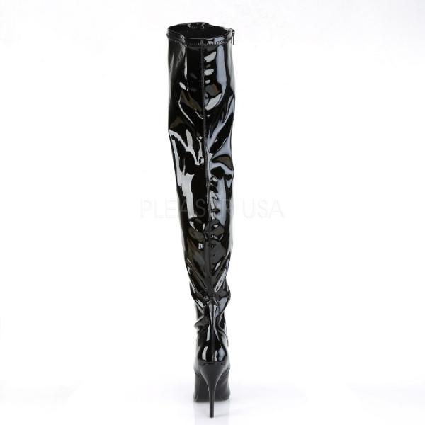 Pleaser �v���[�U�[ �T�C�n�C�u�[�c �G�i���� �j�[�n�C�u�[�c �� �u���b�N �����O�u�[�c 13cm�q�[�� �傫���T�C�Y ���� ���f�B�[�X �����Y �n�C�q�[�� ���[ ��� ���i�摜3
