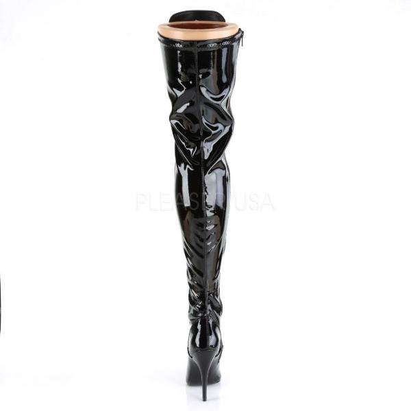 Pleaser �v���[�U�[ �n�C�q�[�� �j�[�n�C�u�[�c �傫���T�C�Y �������T�C�Y �� �u���b�N �G�i���� 13cm �q�[�� ���f�B�[�X �����Y �҂ݏグ �W�b�p�[ ���[ ��� ���i�摜3