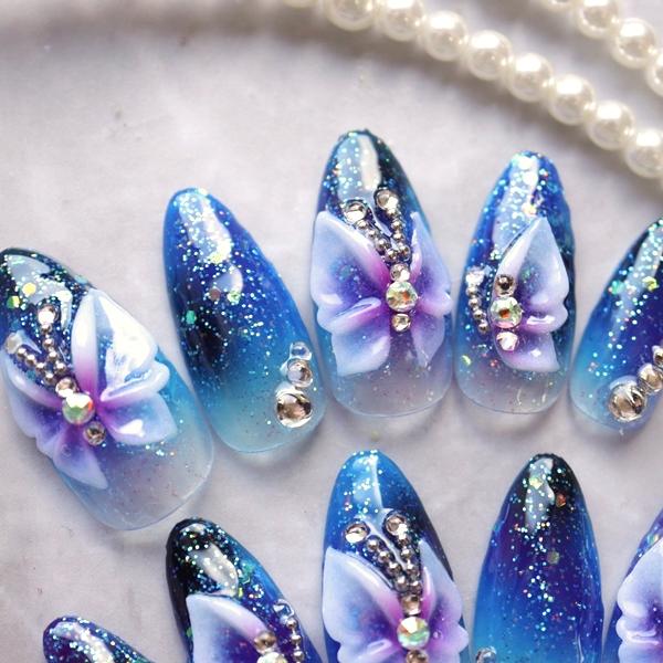 蝶 ネイル デザインの人気商品 通販 価格比較 価格 Com