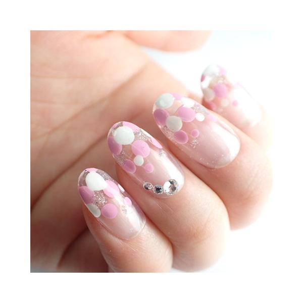 ジェルネイルチップ ピンクドット 付け爪 つけ爪 El219 Dinaネイル 通販 Yahoo ショッピング