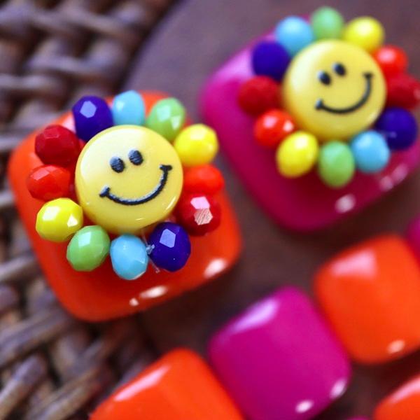 オレンジ ネイル 足の人気商品 通販 価格比較 価格 Com