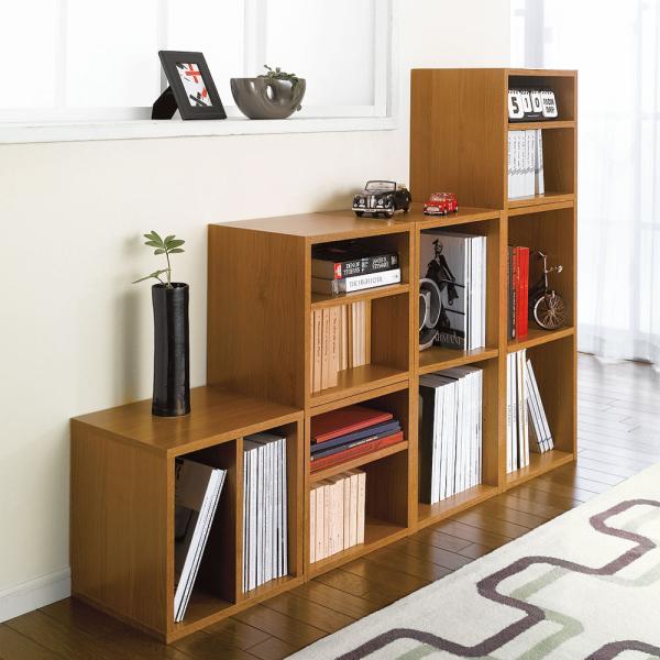 ディノス　組み合わせ自在な収納棚　本棚（6個セット）　付属品追加（写真） dinos-kagu_1300400439