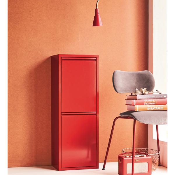 dinos DOTTUS/ドッタス ダストボックス2段（2分別ゴミ箱）幅34cm奥行