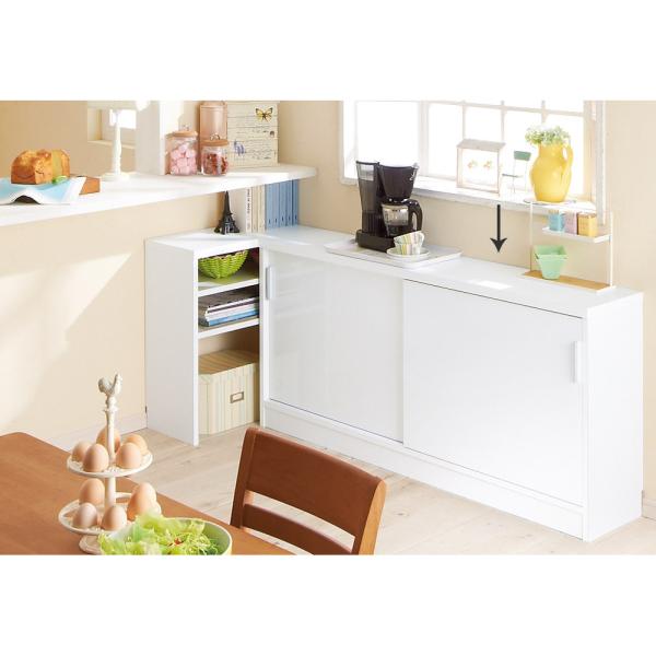 dinos（ディノス） 引き戸カウンター下収納庫 奥行29.5高さ70cmタイプ