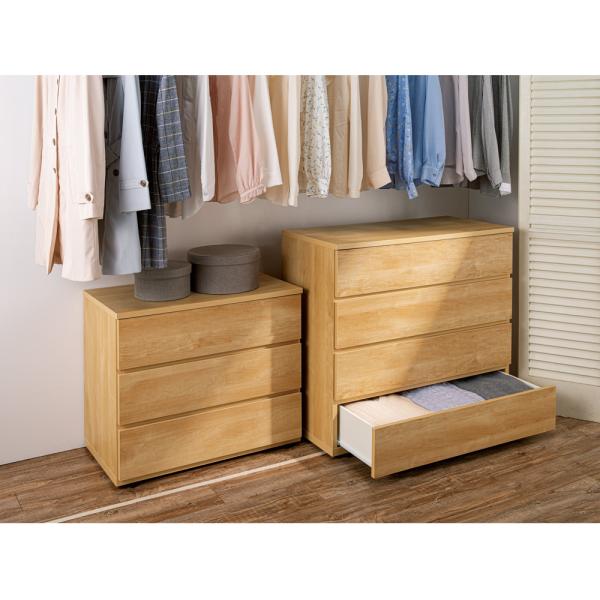 押し入れ 収納 ラック 棚 整理 収納量でも奥行が選べる隠しキャスター付きチェスト 3段・高さ65cm幅75cm奥行45cm ディノス dinos 人気 おしゃれ自由にレイアウトできて、模様替えも手軽に！●隠しキャスター付きなので、お掃除や...