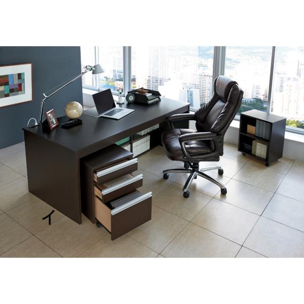 奥行たっぷり収納デスク 幅180cm 机 オフィス 事務 書斎机 ディノス dinos 人気 おしゃれ奥行80cm！広々使えるゆったり設計◆奥行きたっぷりのワークデスクで、パソコンデスクとしても大変便利です。◆パソコンやプリンターに加えて資...