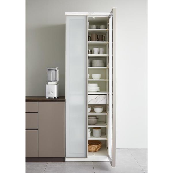 dinos（ディノス） Nocas/ノクアス ガラス扉のモダンなボード 食器棚