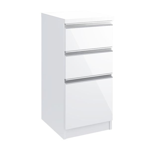 ［幅40奥行55高さ85cm］ キッチンすき間収納 引き出し3段 【Anyaシリーズ】 キッチン収納 キッチンストッカー 隙間収納 ディノス dinos 人気 おしゃれキッチンのすき間を有効活用できるすき間収納シリーズ●散らかりがちなキッチ...