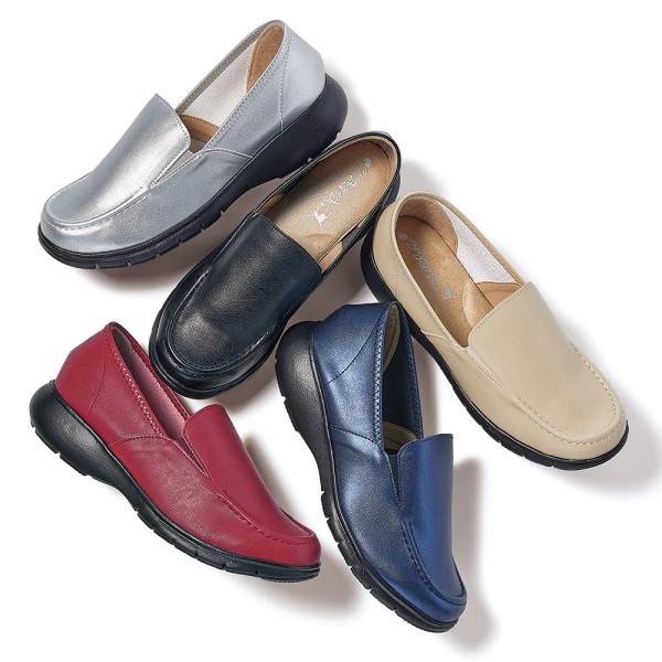 RakkuRakku/ラックラック はっ水バイカラー パンプス 傘 レイングッズ