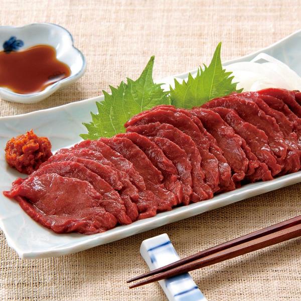 会津の国産馬刺セット（150g×3パック）【通常お届け】 肉 卵 乳製品 生鮮品 FJ0447 ディノス