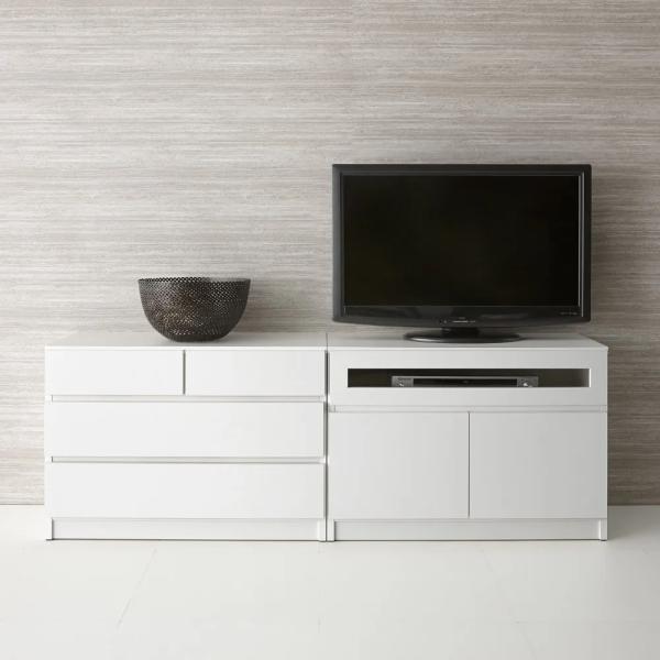 テレビ台 幅80高さ55cm 【コンパクト設置シアターシリーズ】 テレビ台 テレビボード ミドルタイプテレビ台 642906 ディノス