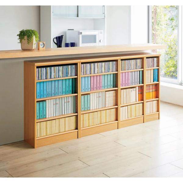 dinos（ディノス） 棚位置が全て選べるオープン本棚 幅86.5cm高さ88.5