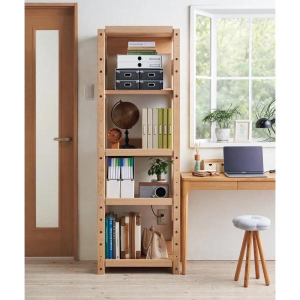 dinos（ディノス） 日田杉 天然木頑丈ラック ハイタイプ 幅60cm