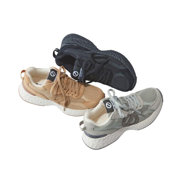 NO NAME/ノーネーム 素材コンビ スニーカー スニーカー コンフォートシューズ ヒールスニーカー 137303 dinos（ディノス） NO NAME/ノーネーム 素材コンビ スニーカー