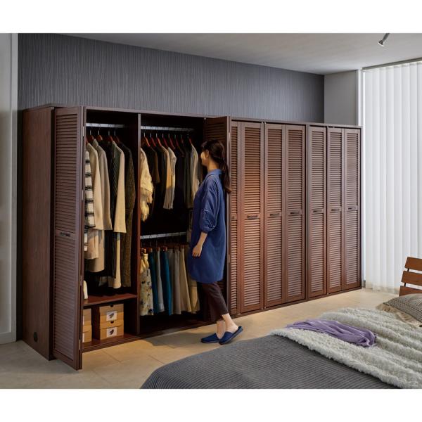 dinos（ディノス） ルーバー 折れ戸クローゼット クローゼット 幅150cm