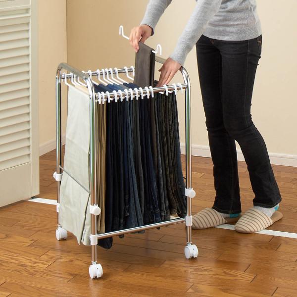 dinos ディノス 幅と高さが伸縮する 頑丈ハンガー 幅と高さが伸縮する 押し入れ頑丈ハンガー 一間用・幅110cm