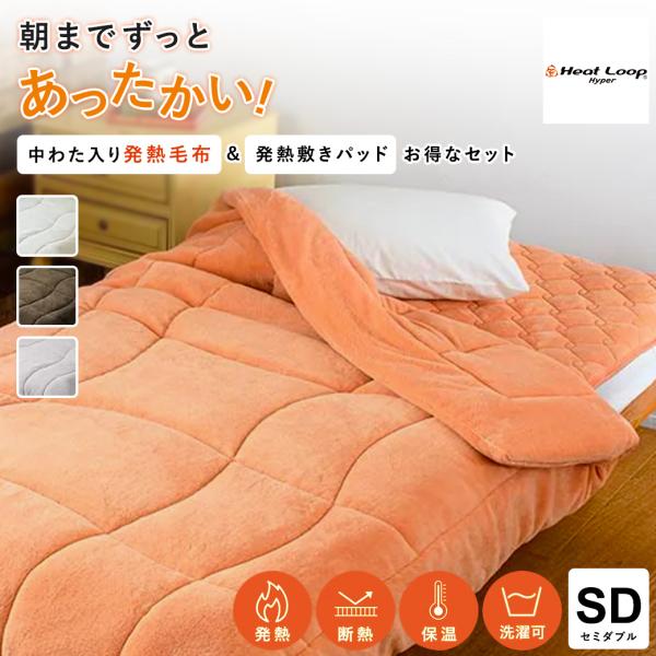 dinos（ディノス） 敷きパッド セット セミ 厚手 極厚 静電気防止