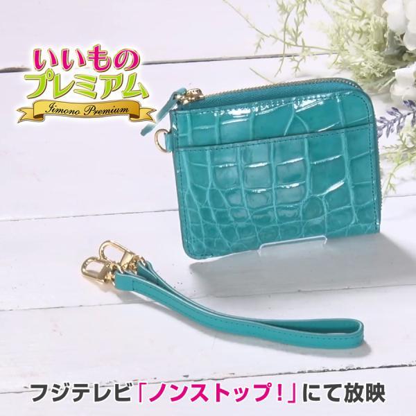 ミニ財布 レディース クロコダイル 財布 コンパクト L字 小さい クロコ イタリアZUMA社クロコ コンパクト財布 AR2774 dinos（ディノス） ミニ財布 レディース クロコダイル 財布 コンパクト