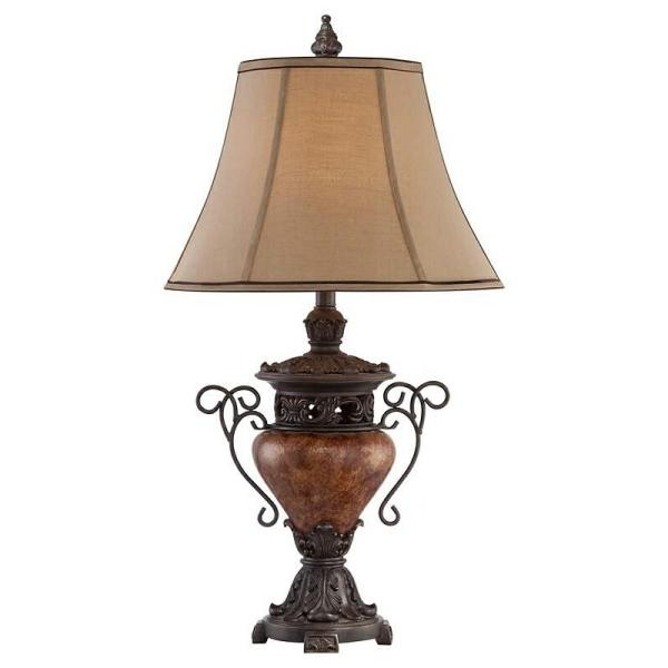 アンティーク風テーブルランプ おしゃれなシェード : 世界の建材.SHOP