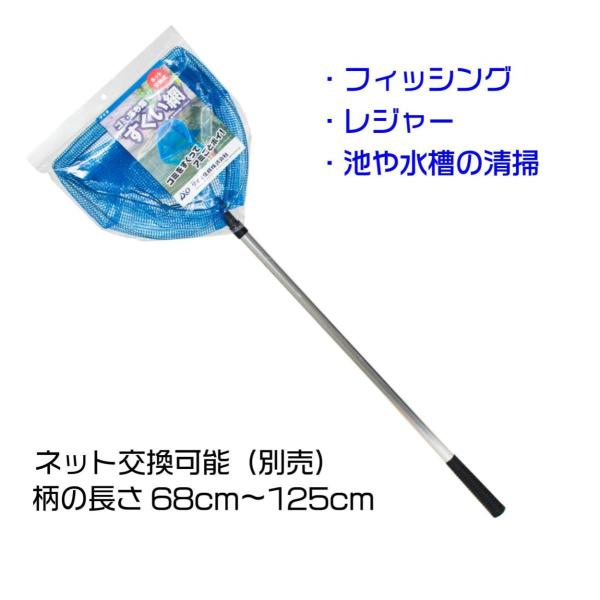 公式 【ダイオ】【タモ網】【ネット交換式】  すくい網 本体（ネット1枚付） 池、貯水池、水槽等の清掃、管理に最適！ 【ダイオブランド】