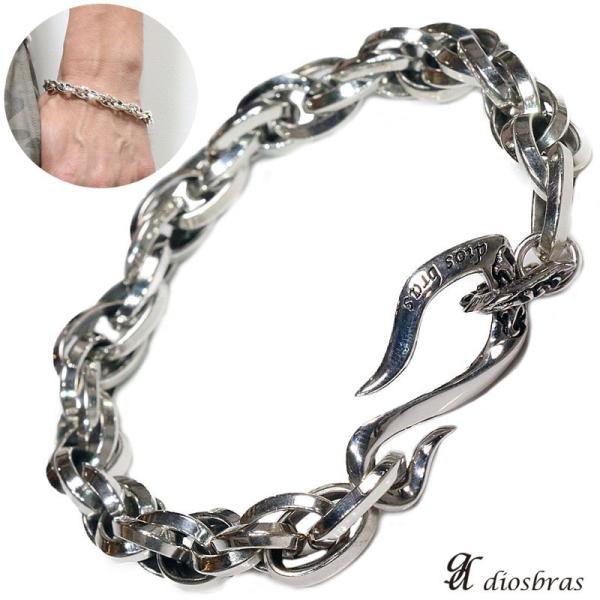 シルバー クロスチャーム ブレスレット CHROME HEARTS クロムハーツ CH X BOX ID P DIA CHクロス