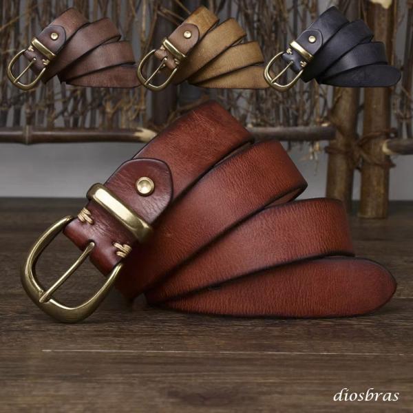 レザー ベルト メンズ 本革 ビジネス ロング 本革ベルト 黒 茶