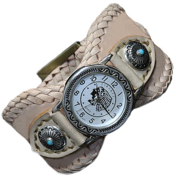 本革サドルレザー カスタムウォッチ レザーウォッチ メンズ ベルト