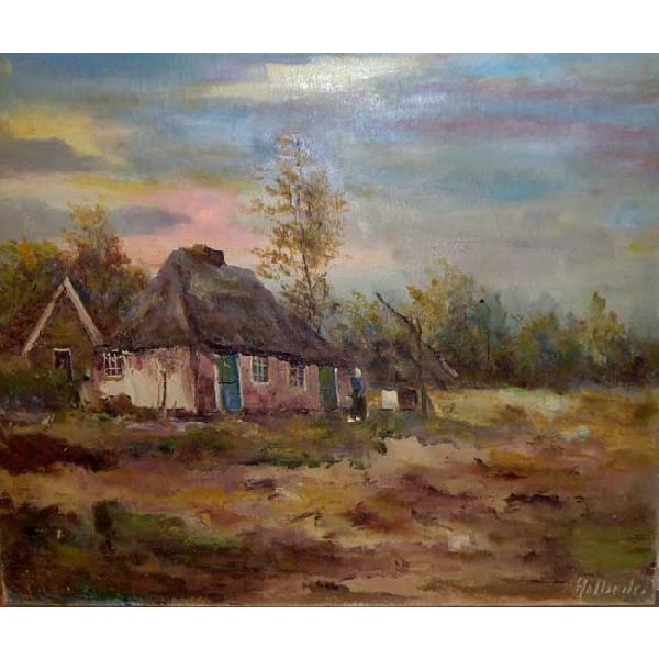 絵画・油絵 風景画 20号「ヨーロッパ風景・街」 御祝い・贈り物 絵画・油絵 風景画 20号「ヨーロッパ風景・街」 御祝い・贈り物
