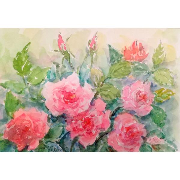 【真作】額装 水彩画 風景画 虹光 町田京子 万座高原 2003年作 絵画 真作】額装 水彩画 風景画 虹光 町田京子 万座高原 2003年作 絵画 額装