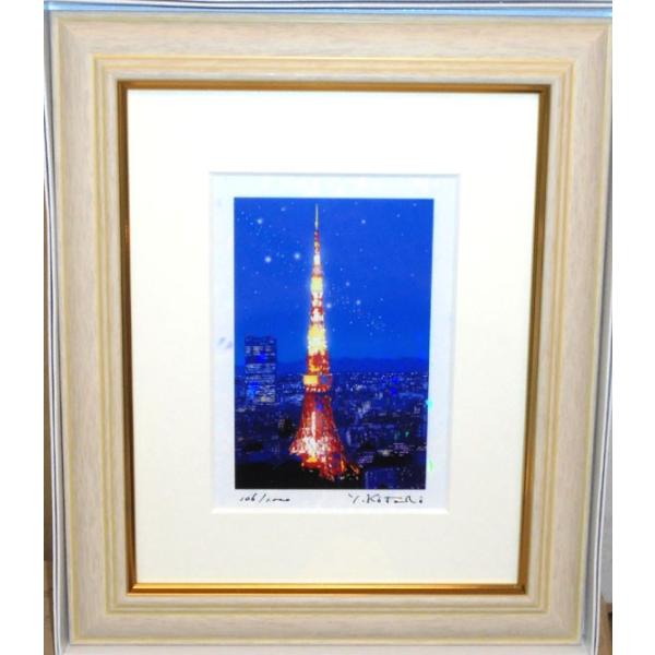 当社限定版画）東京タワー 吉岡浩太郎 クリスタル版画 インテリア 玄関