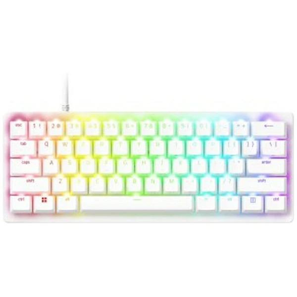 Razer(レイザー) ゲーミングキーボード Huntsman V3 Pro Mini  White Edition  RZ03-04991700-R3M1 英語配列 有線 アナログオプティカルスイッチ搭載