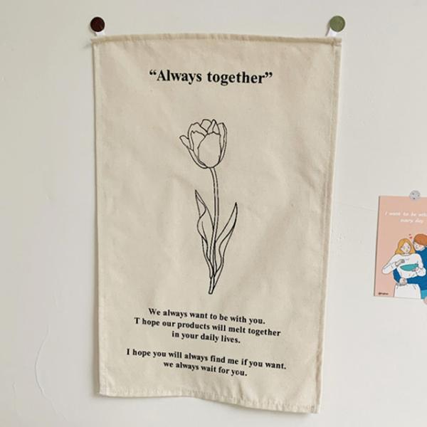 ファブリック ポスター 韓国風 タペストリー チューリップ１本 お洒落 布ポスター 壁掛け インテリア Rkab354 ダイレクト販売サービス2号店 通販 Yahoo ショッピング