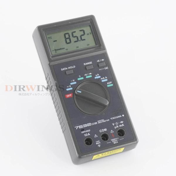 DW]USED 8日保証 YOKOGAWA 753202 DMM DIGITAL MULTIMETER デジタル
