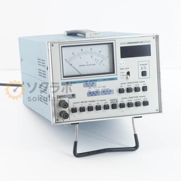 JB]USED 保証なし National VP-7750A WOW FLUTTER METER ワウ