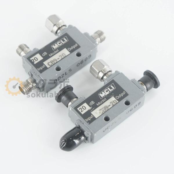 [DW]USED 8日保証 2個セット MCLI CB9-20 Directional Coupler Broadband Model 方向性結合器 カプラー [08069-0090]