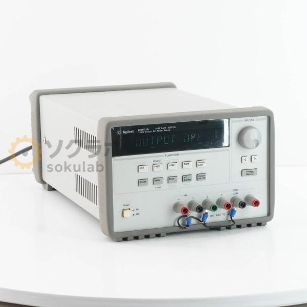 [JB]USED 保証なし Agilent E3631A 0-6V 5A/0-±25V 1A Triple Output DC Power Supply hp アジレント Keysight キーサイト トリプル出力電源 DC… [08321-0034]
