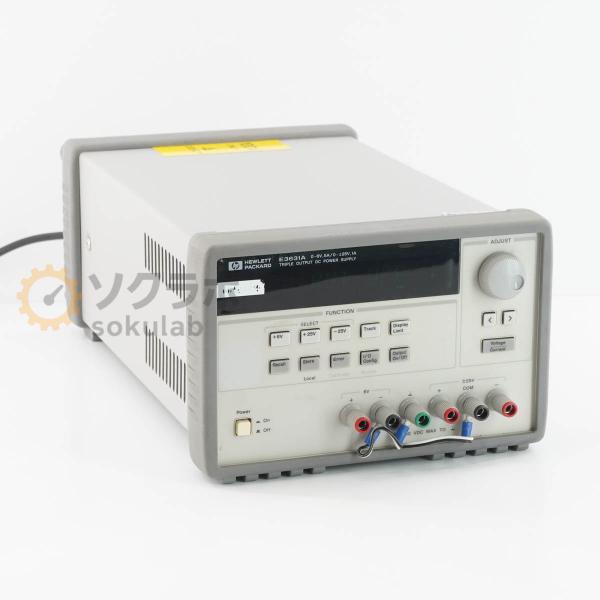 [DW]USED 8日保証 hp E3631A 0-6V 5A/0-±25V 1A TRIPLE OUTPUT DC POWER SUPPLY Agilent アジレント Keysight キーサイト トリプル出力電源 DC… [08420-0103]