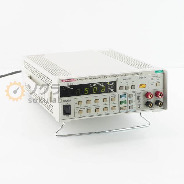 [DW]USED 8日保証 ADVANTEST R6144 PROGRAMMABLE DC VOLTAGE/CURRENT GENERATOR アドバンテスト 直流電圧/電流発生器 [08420-0111]