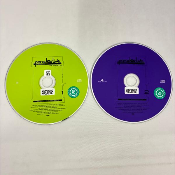Paradox Live THE ANIMATION ORIGINAL SOUNDTRACK／Paradox Live THE ANIMATION／2枚組