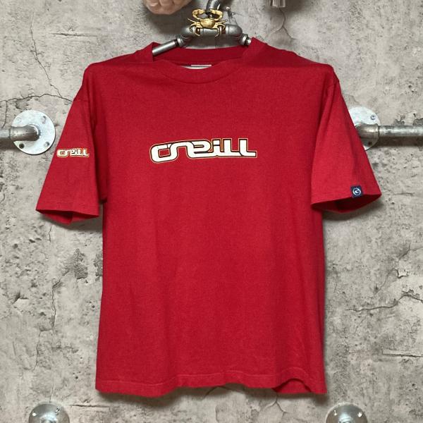 O'NEILL 90年代 00年代 オニール Tシャツ 赤 プリント 90s 00s O'NEILL 90年代 00年代 オニール Tシャツ 赤 プリント 90s 00s