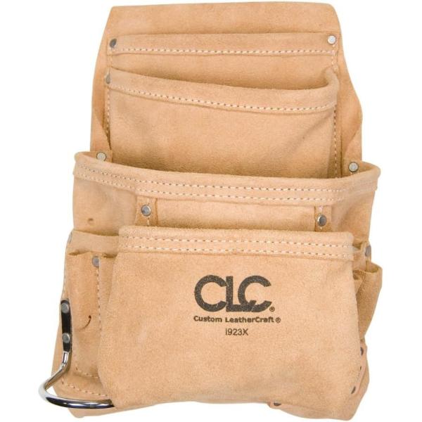 CLC Custom Leathercraft カスタムレザークラフト I923X 腰袋 10ポケット スエード 釘袋 工具袋 工具差し